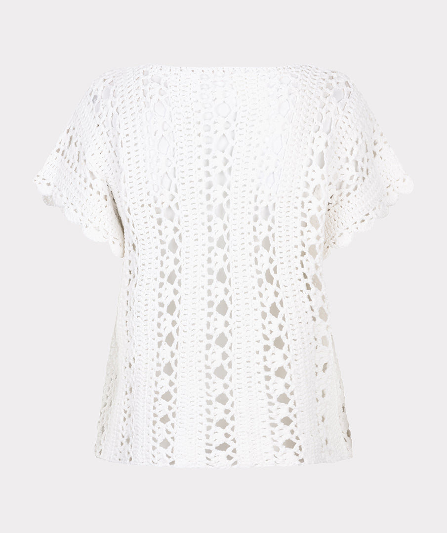 Top cropped knit