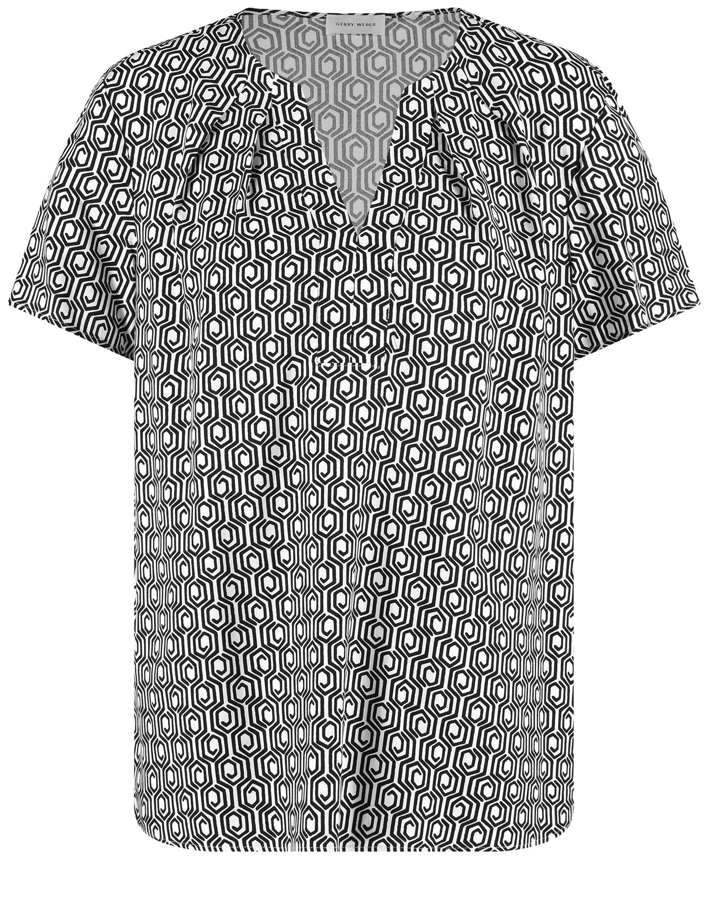 Nachhaltiges Blusenshirt mit Mini-Ornamenten