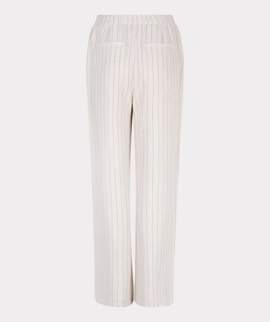 Trousers linen stripe
