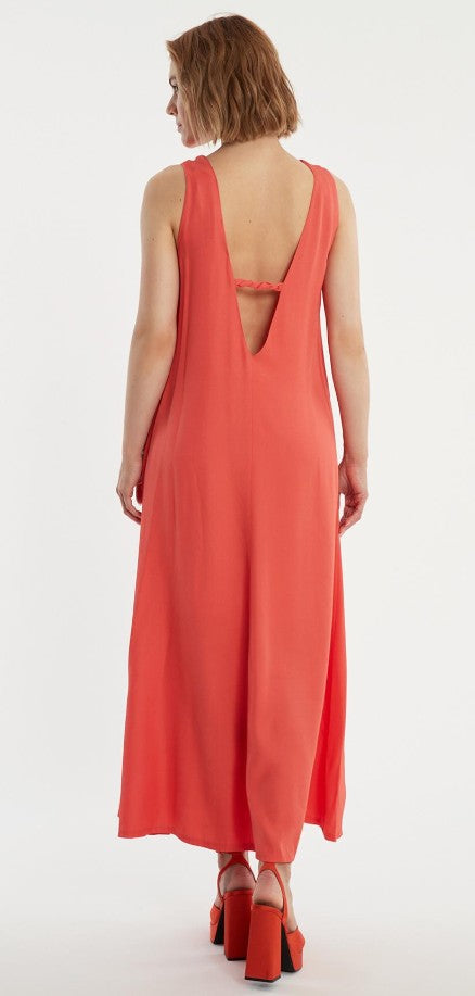midi dress v-neck