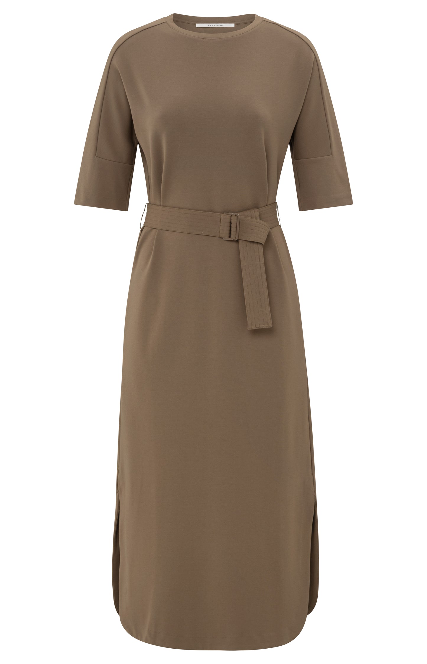 Jerseykleid mit Gürtel