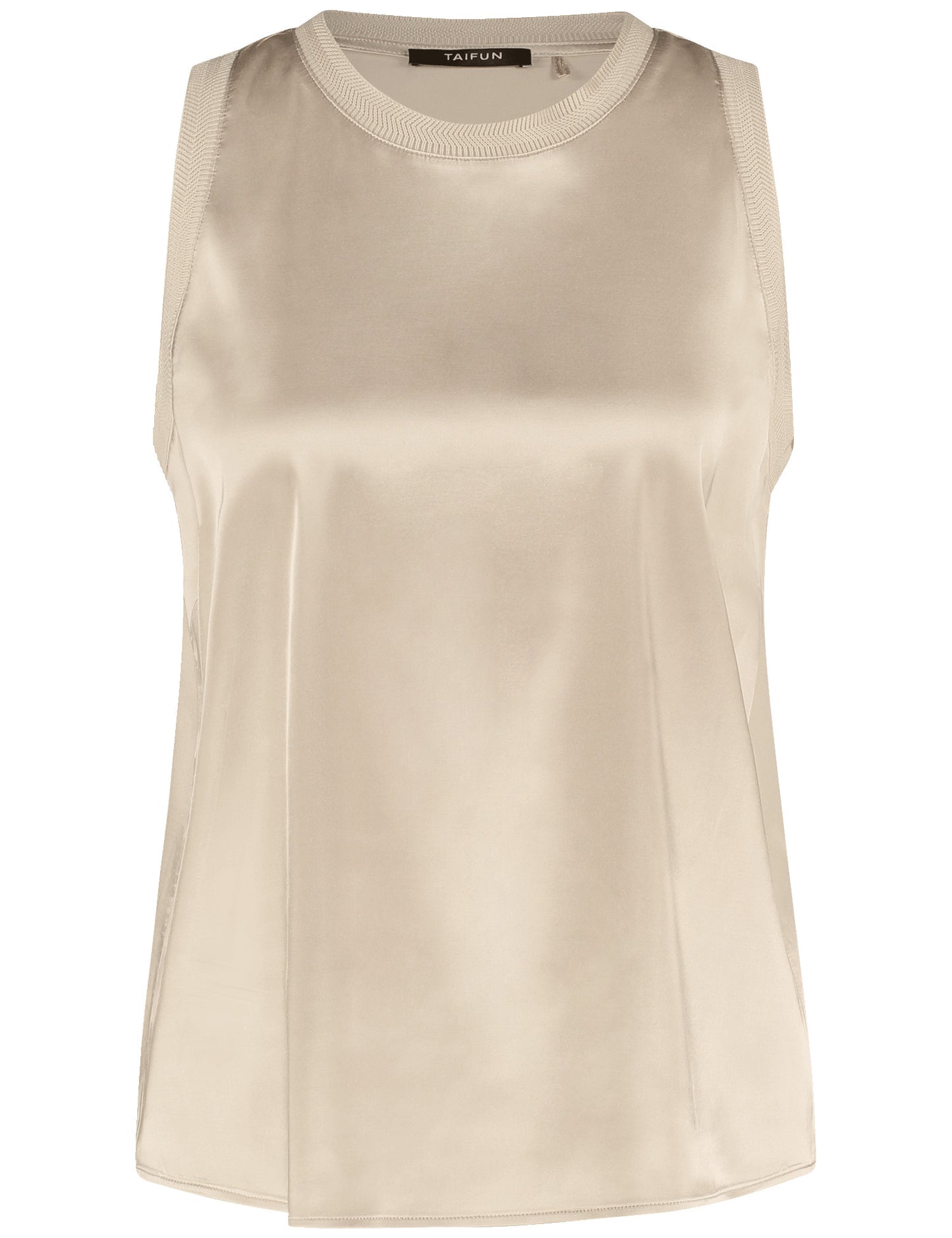 Elastisches Satin-Top