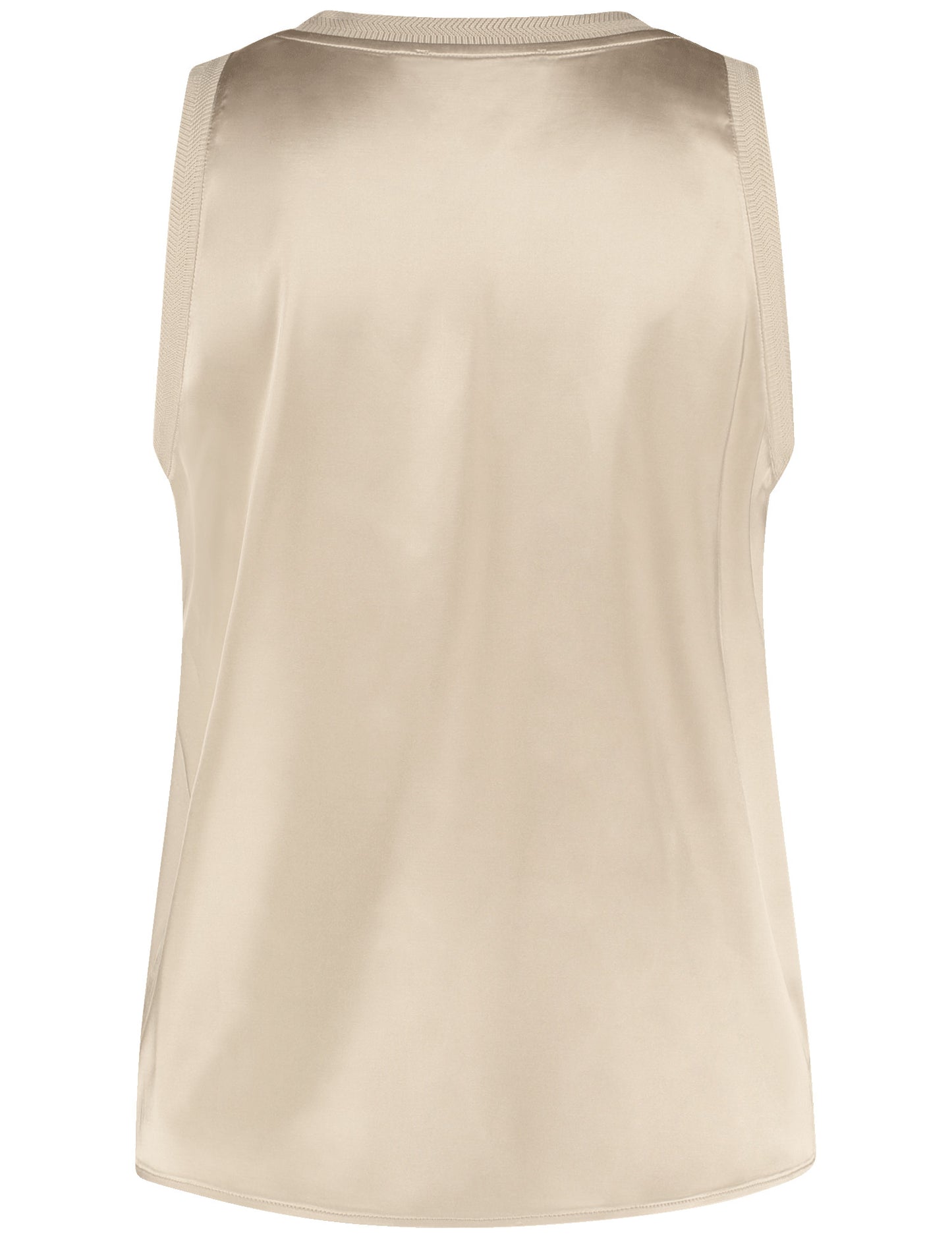 Elastisches Satin-Top