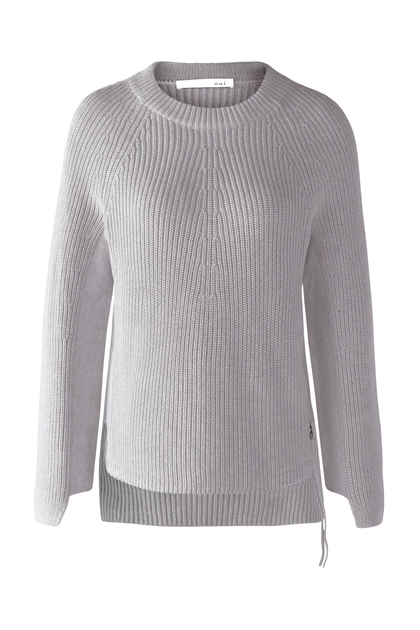 RUBI Pullover mit Reißverschluss, in reiner Baumwolle
