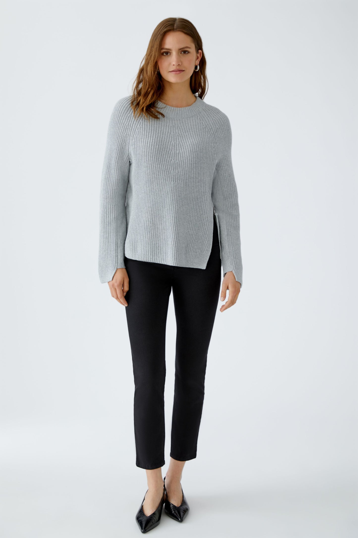 RUBI Pullover mit Reißverschluss, in reiner Baumwolle