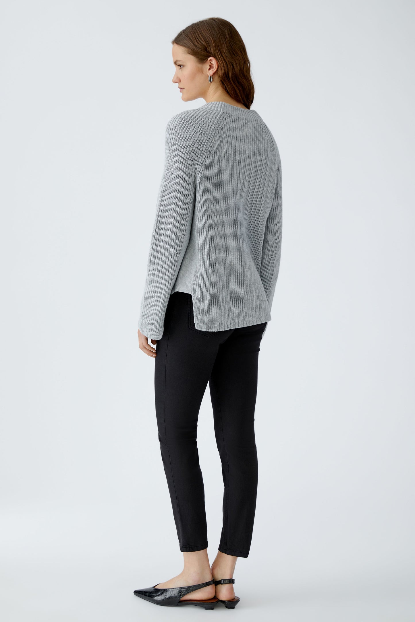 RUBI Pullover mit Reißverschluss, in reiner Baumwolle