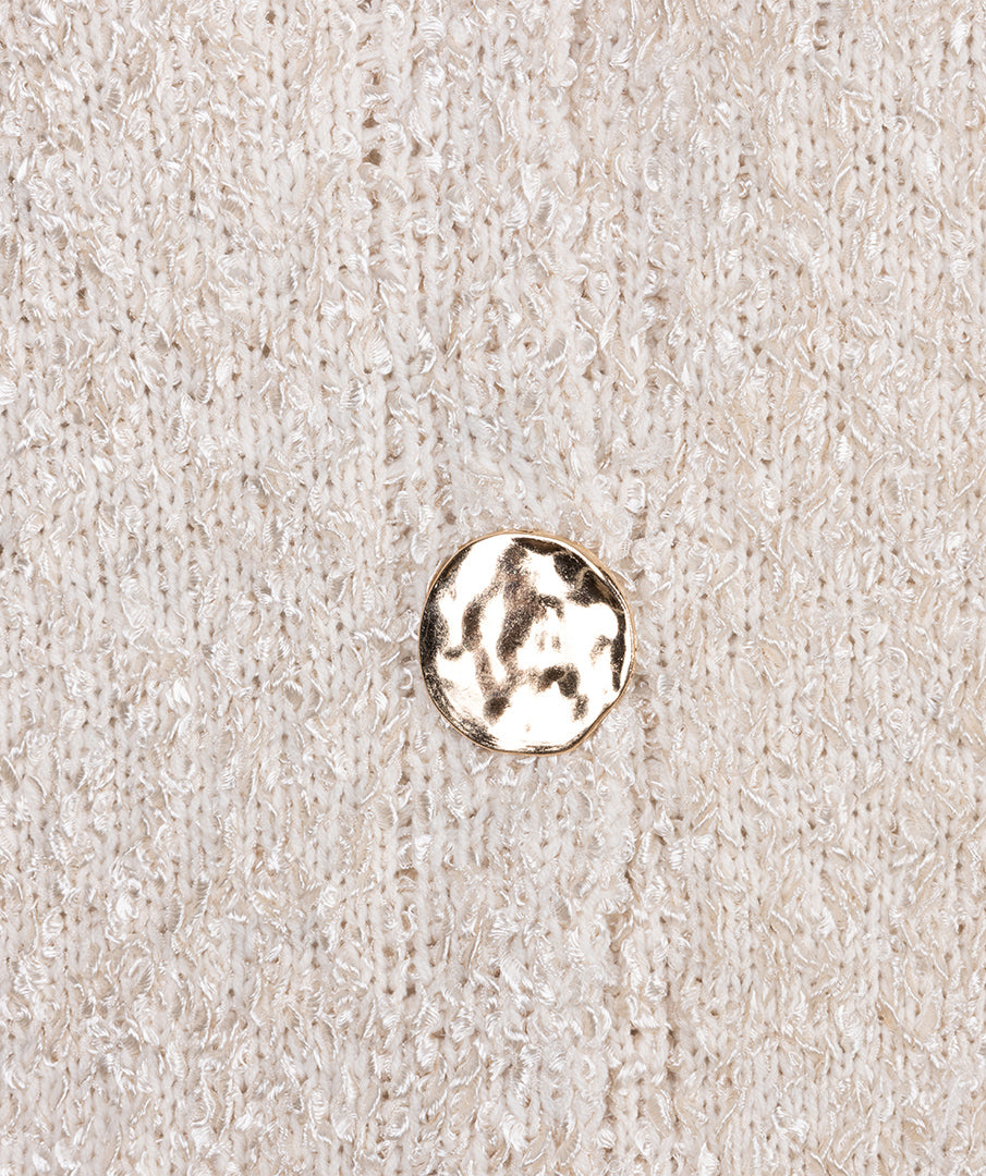 Cardigan fancy button