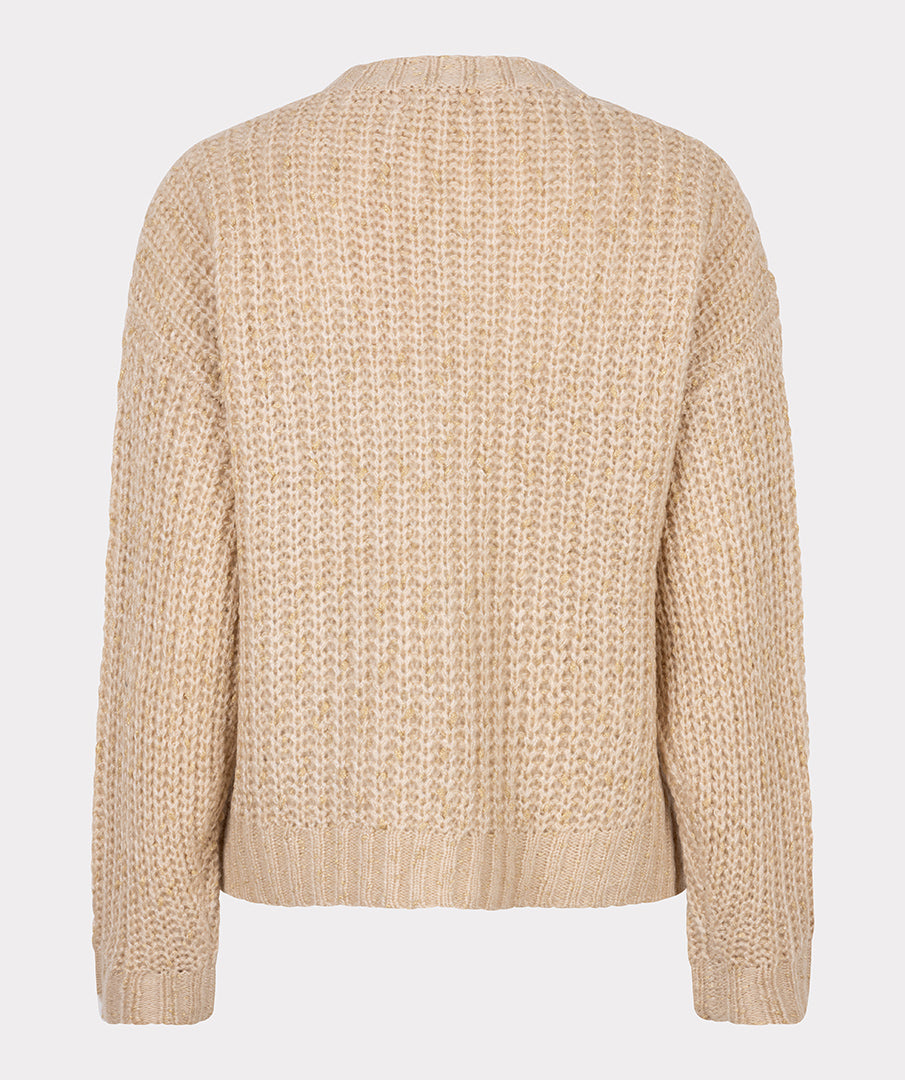 Cardigan oversize lurex