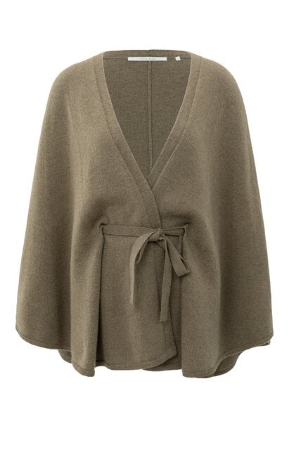 Poncho mit Bindeg?rtel