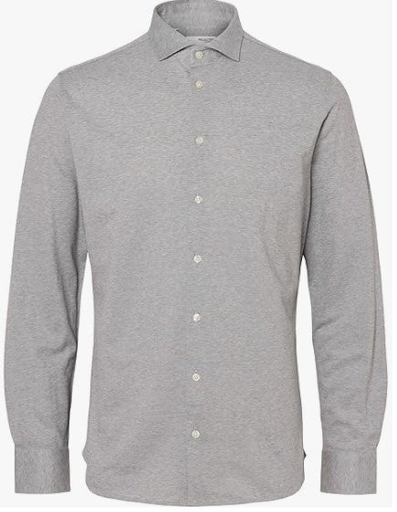 SLHSLIMBOND-PIQUE KNIT-SHIRT LS NOO