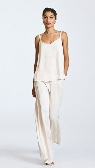 Blouse with thin straps