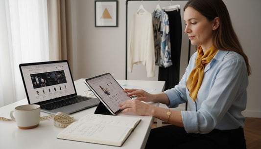 online mode einkaufen zuhause