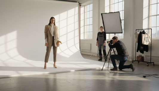 Als Model vor der Kamera: Fashion-Shooting im professionellen Fotostudio