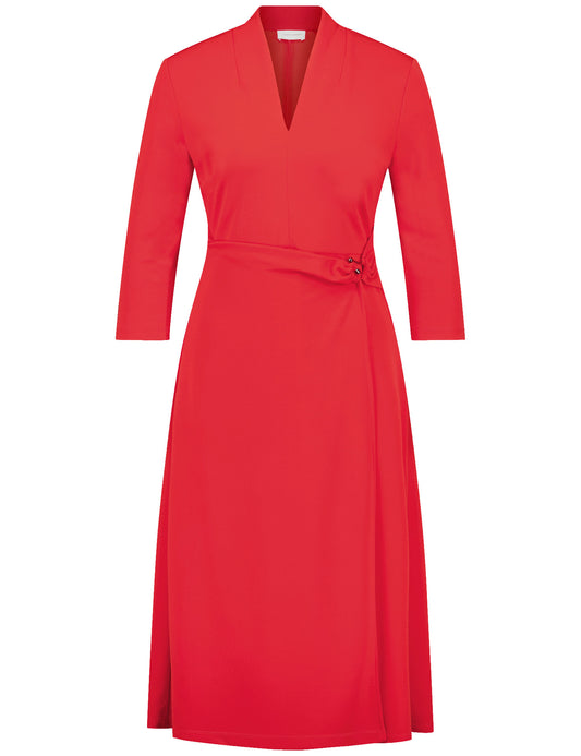 A-Linien Kleid in Wickeloptik