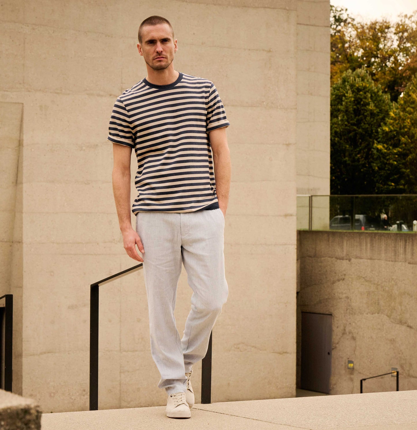 MAC JEANS - Lennox Sport, Linen Stretch
