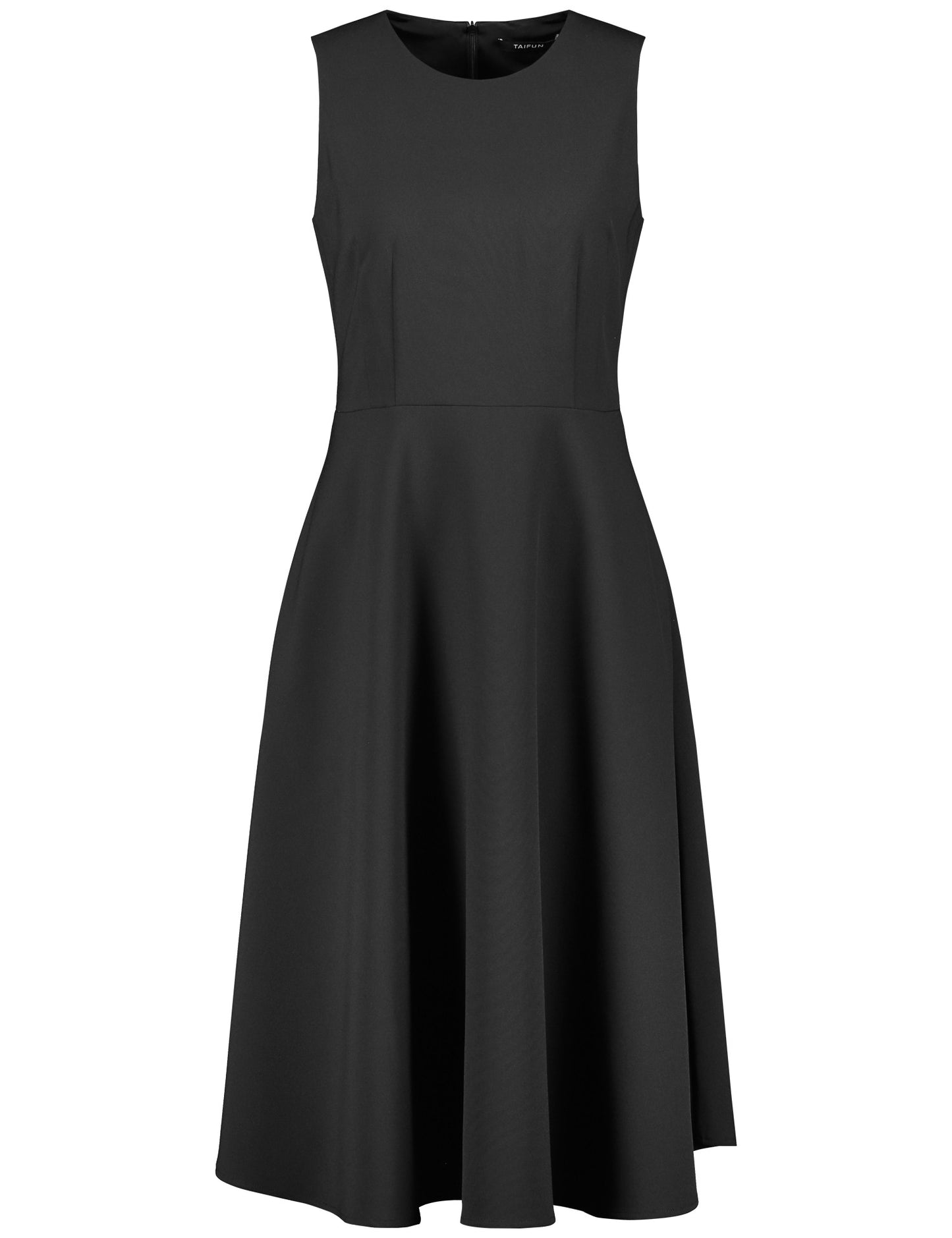 Ärmelloses Kleid mit ausgestelltem Rockteil