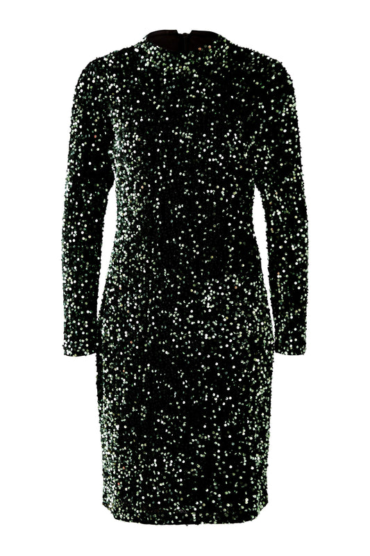 Kleid aus Samt mit Pailletten