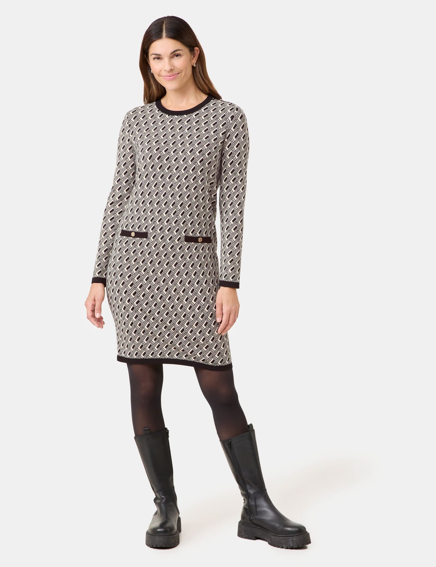 Elegantes Strickkleid