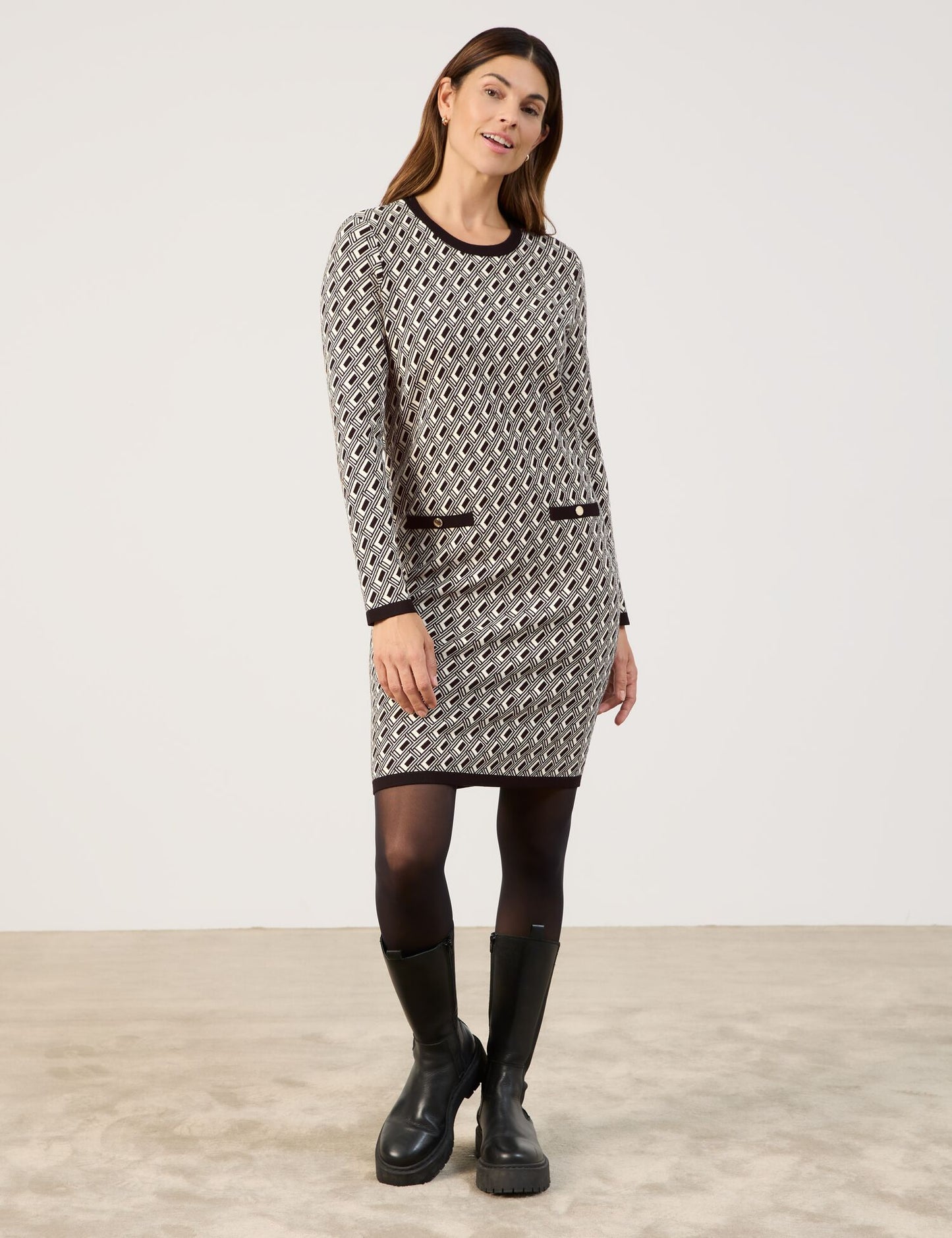 Elegantes Strickkleid