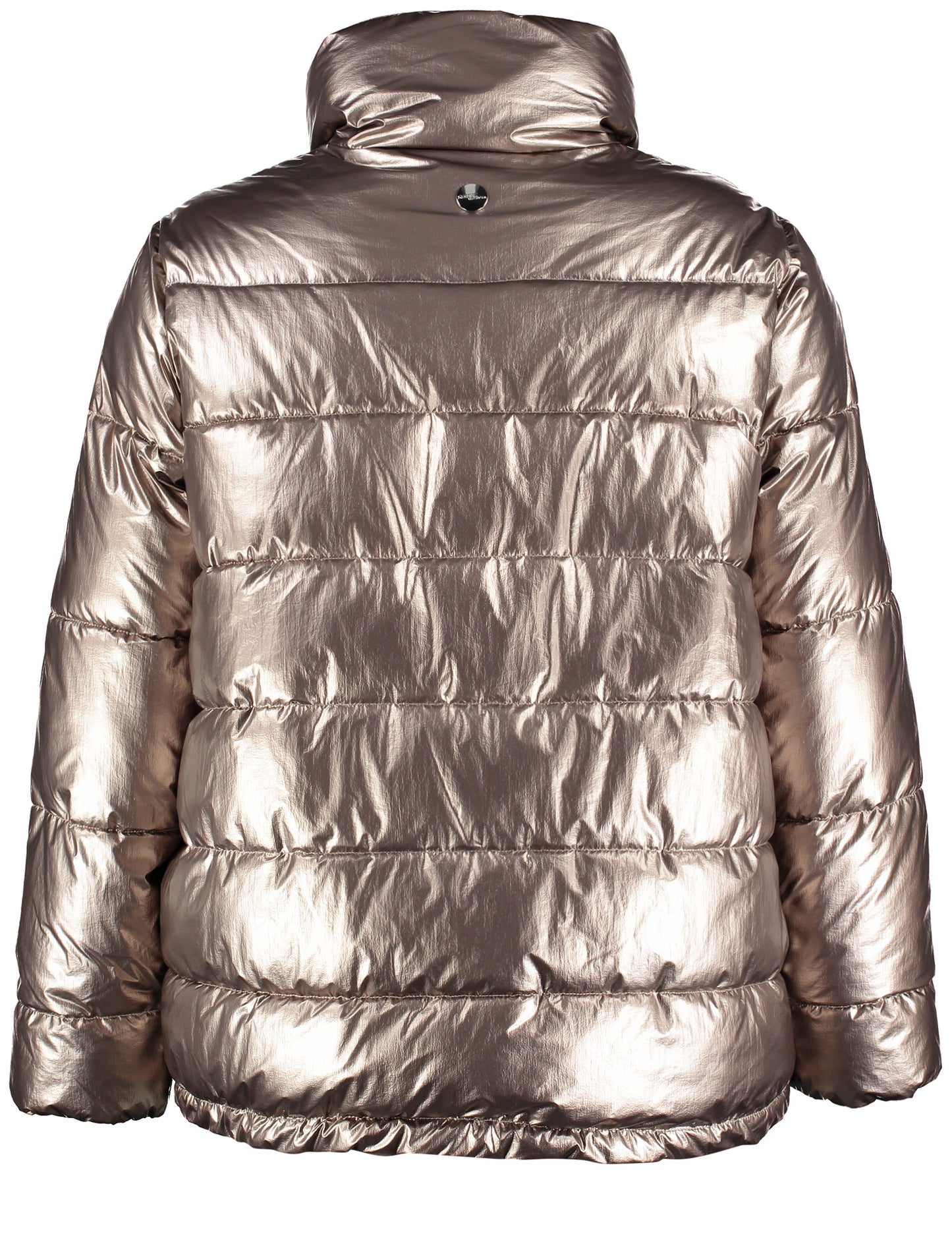 Steppjacke mit Metallic-Optik