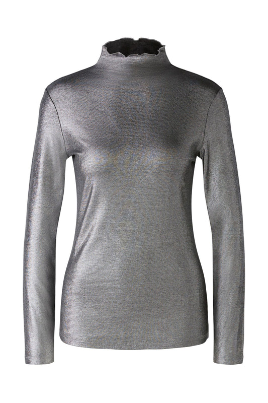 Langarmshirt elastische Viskose