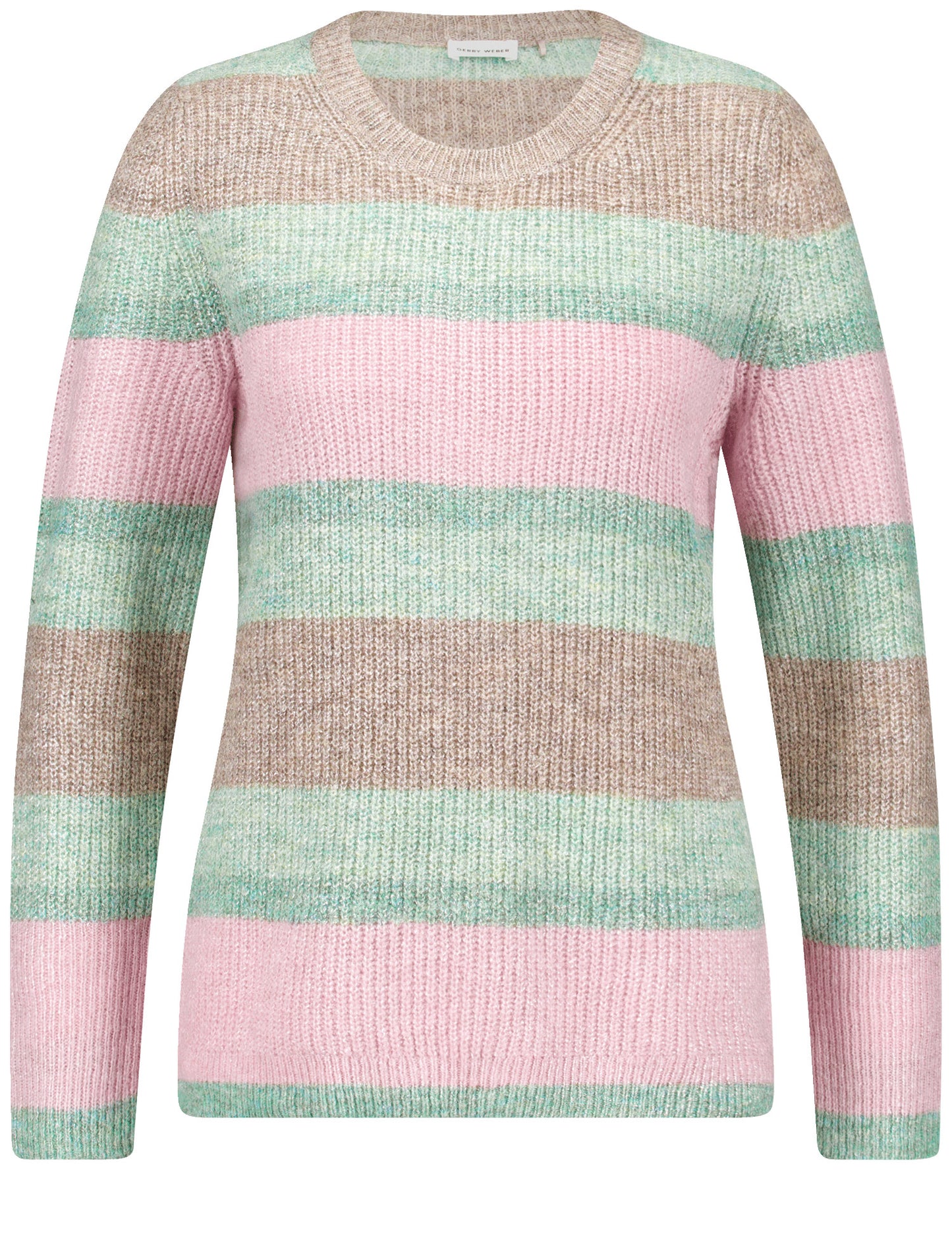 Strickpullover mit Blockstreifen