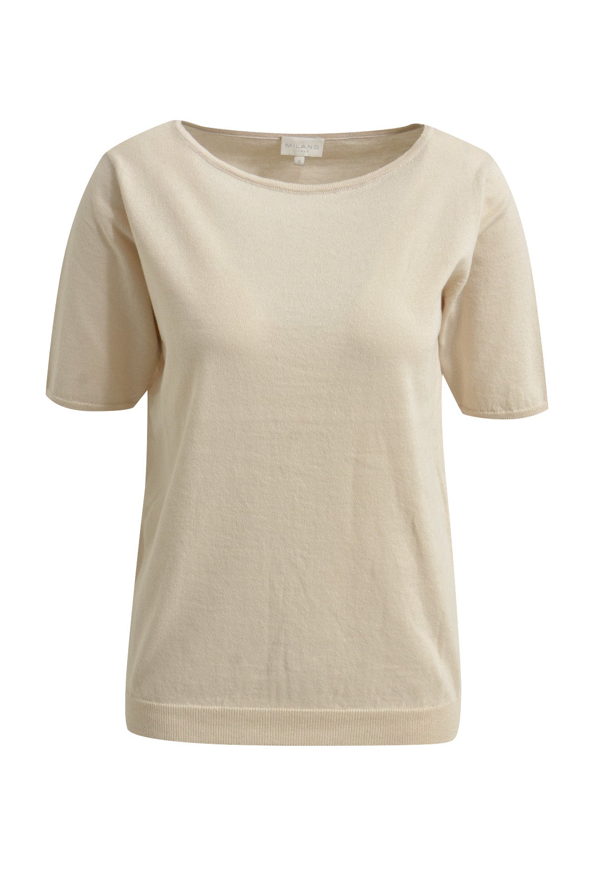 1/2 sleeve pullover with roundneck