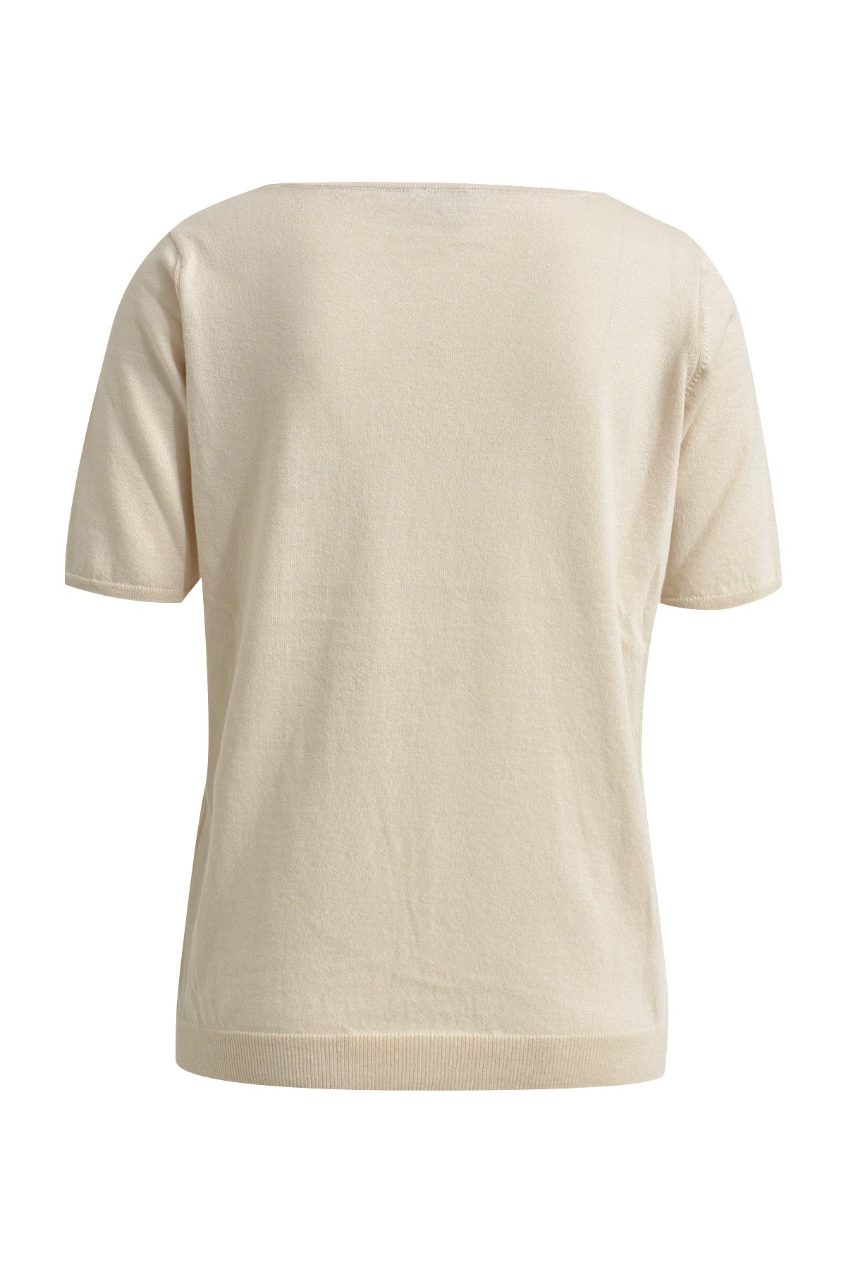 1/2 sleeve pullover with roundneck