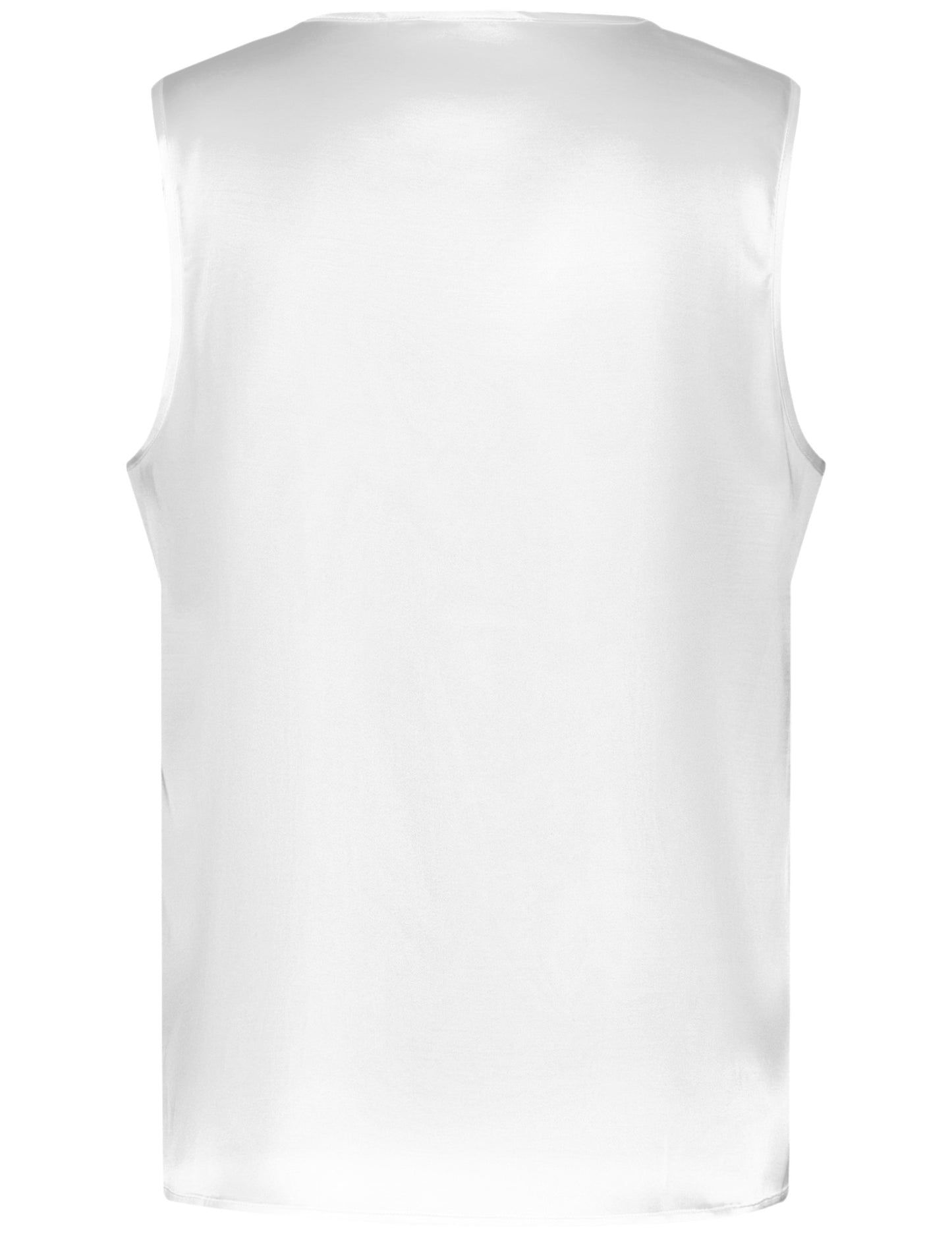 Satin-Top mit Spitze