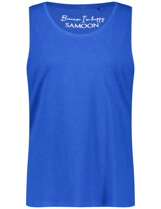 Softes Basic Top mit Seitenschlitzen