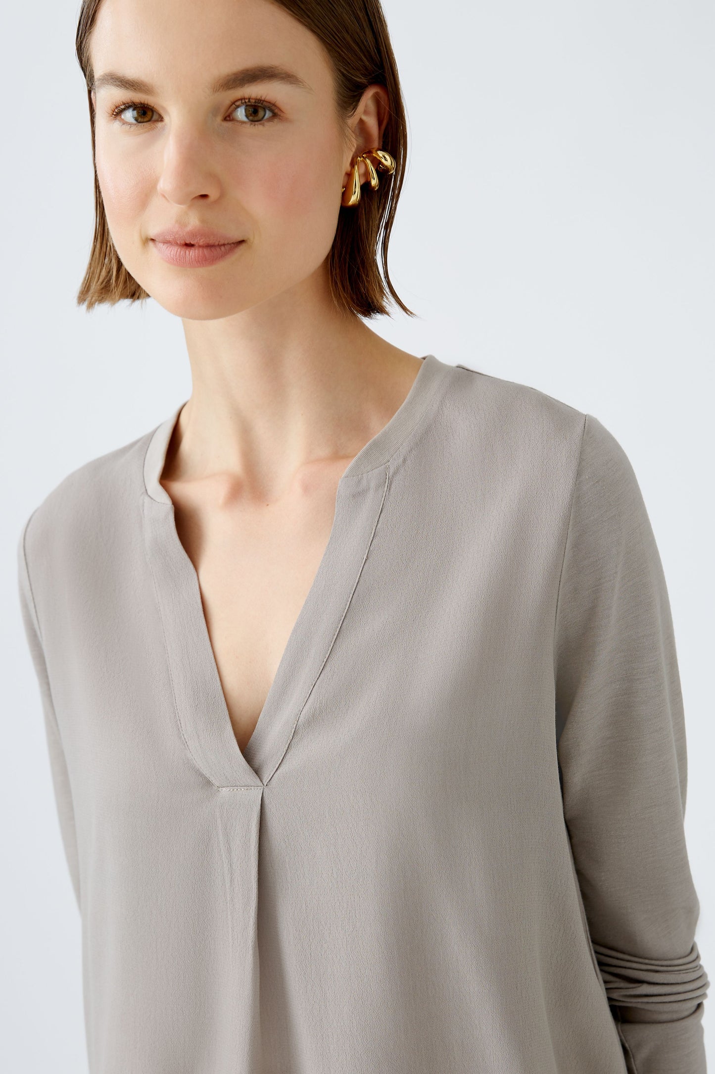 Blusenshirt Viskosepatch
