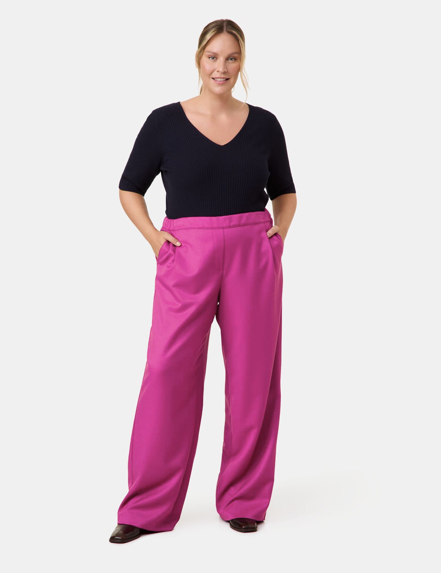 Elegante Hose mit weitem Bein Carlotta
