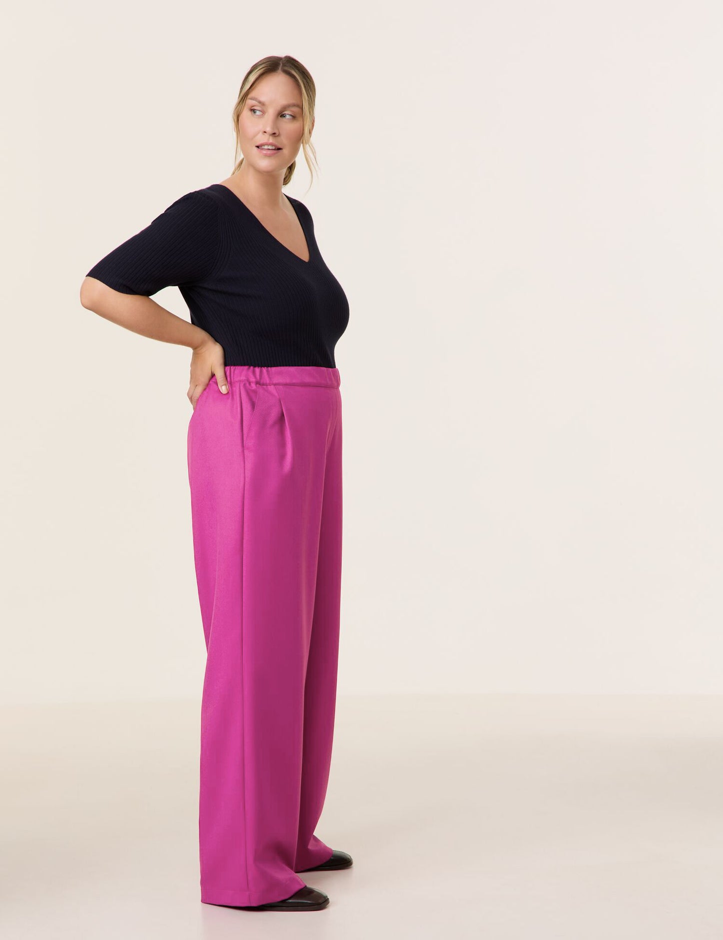 Elegante Hose mit weitem Bein Carlotta