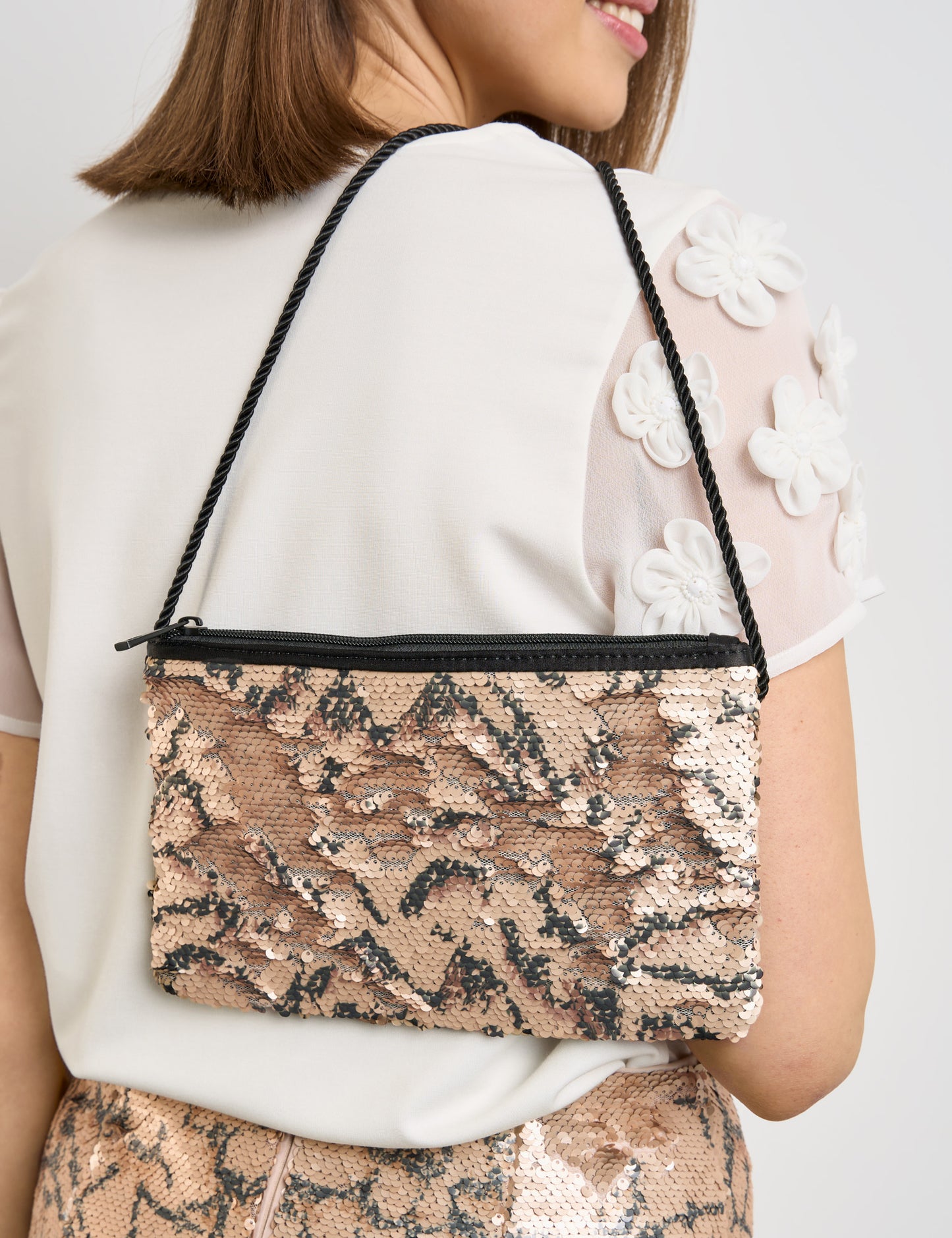Pailletten-Clutch