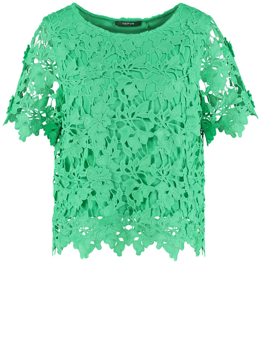 Blusenshirt aus Spitze