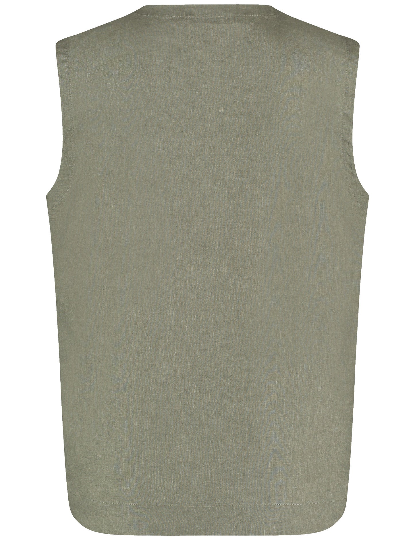 Ärmellose Leinenbluse