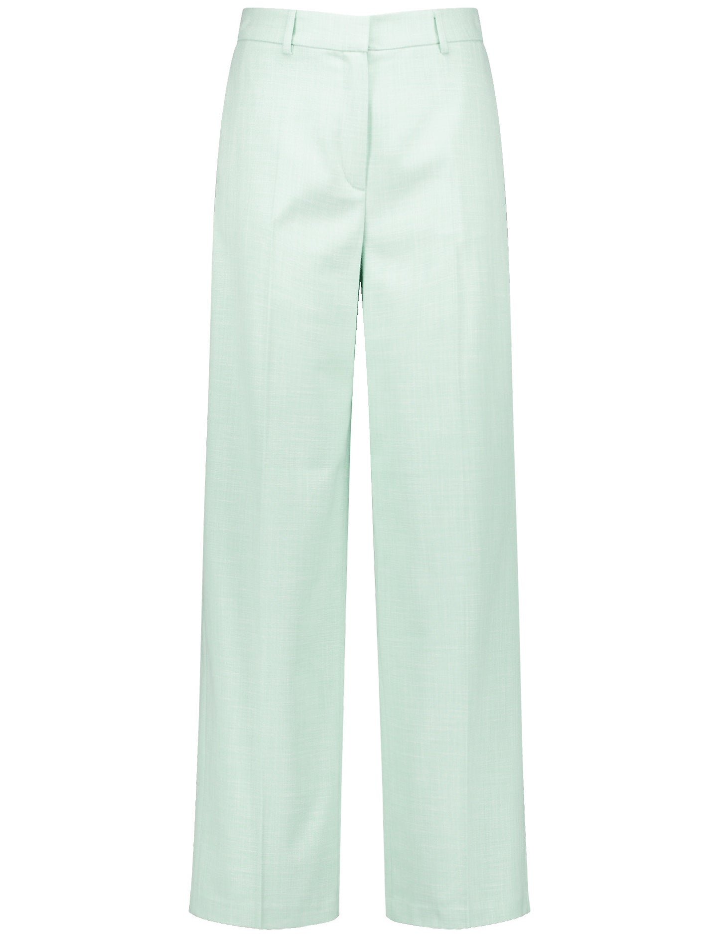 Softe Stoffhose mit weitem Bein