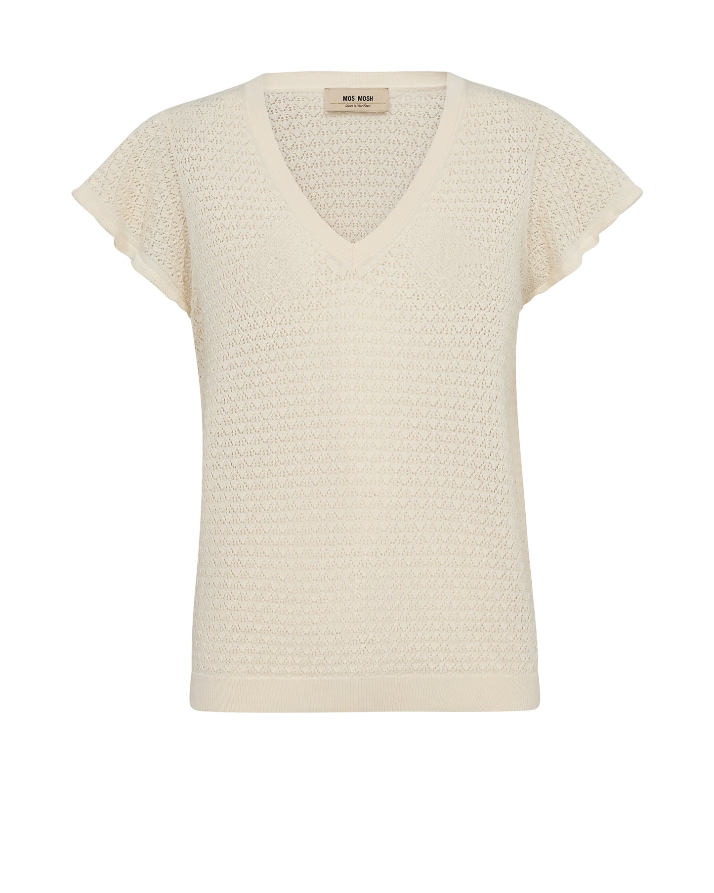 MMGanna Pattern V-neck Knit