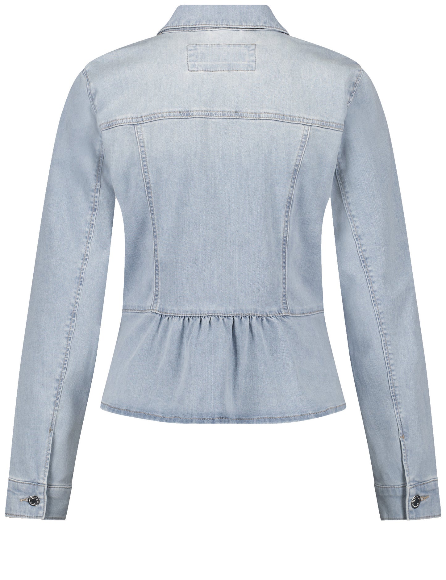Modische Jeansjacke mit angesetztem Schößchen