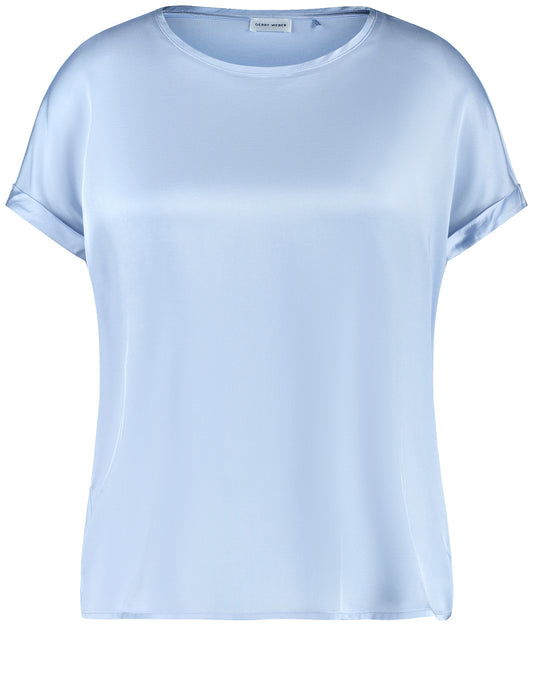 Kurzarmshirt mit Material-Patch