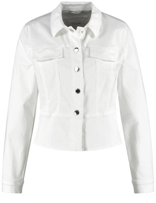 Jeansjacke mit Schößchen