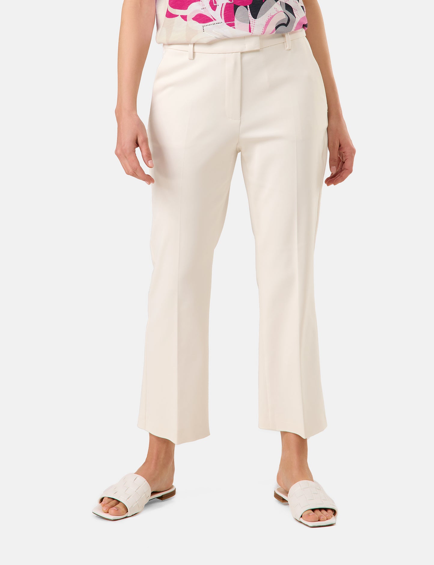 Schlichte 7/8 Hose mit Stretchkomfort