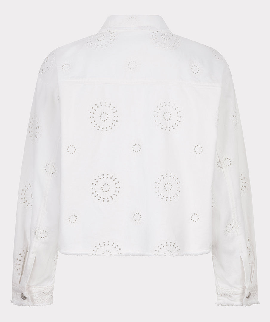 Jacket embroidery flower
