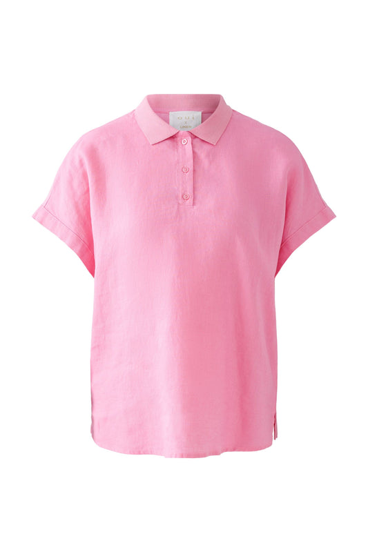 Blusenshirt Leinen-Baumwollpatch
