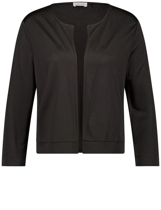 Offener Cardigan mit Faltendetail