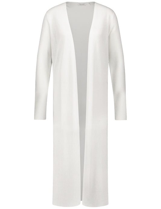 Semitransparenter Longcardigan