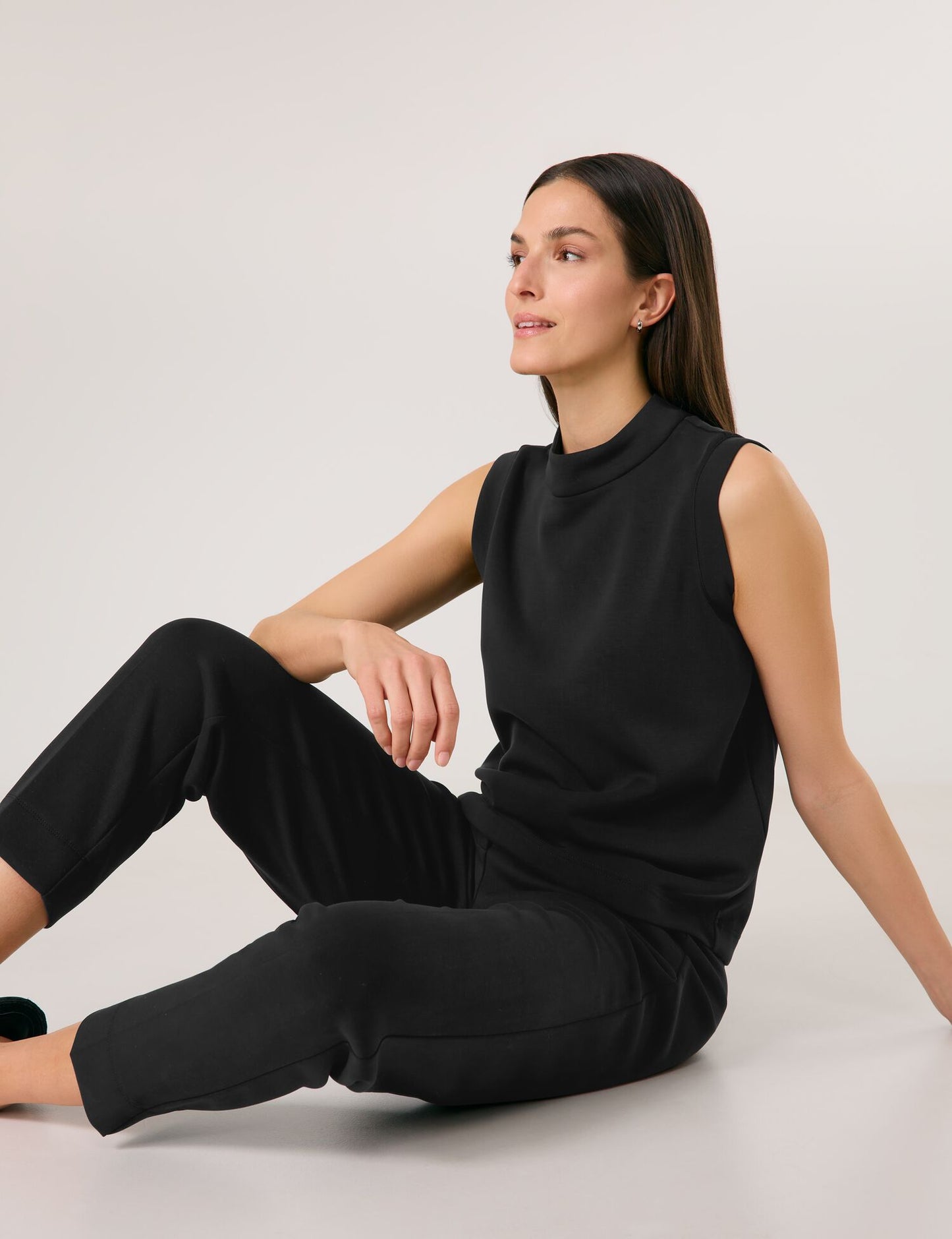Ärmelloses Shirt SANDY WASHED mit Reißverschlussdetail