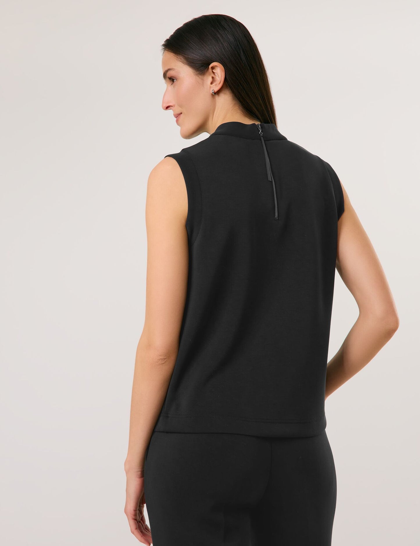 Ärmelloses Shirt SANDY WASHED mit Reißverschlussdetail