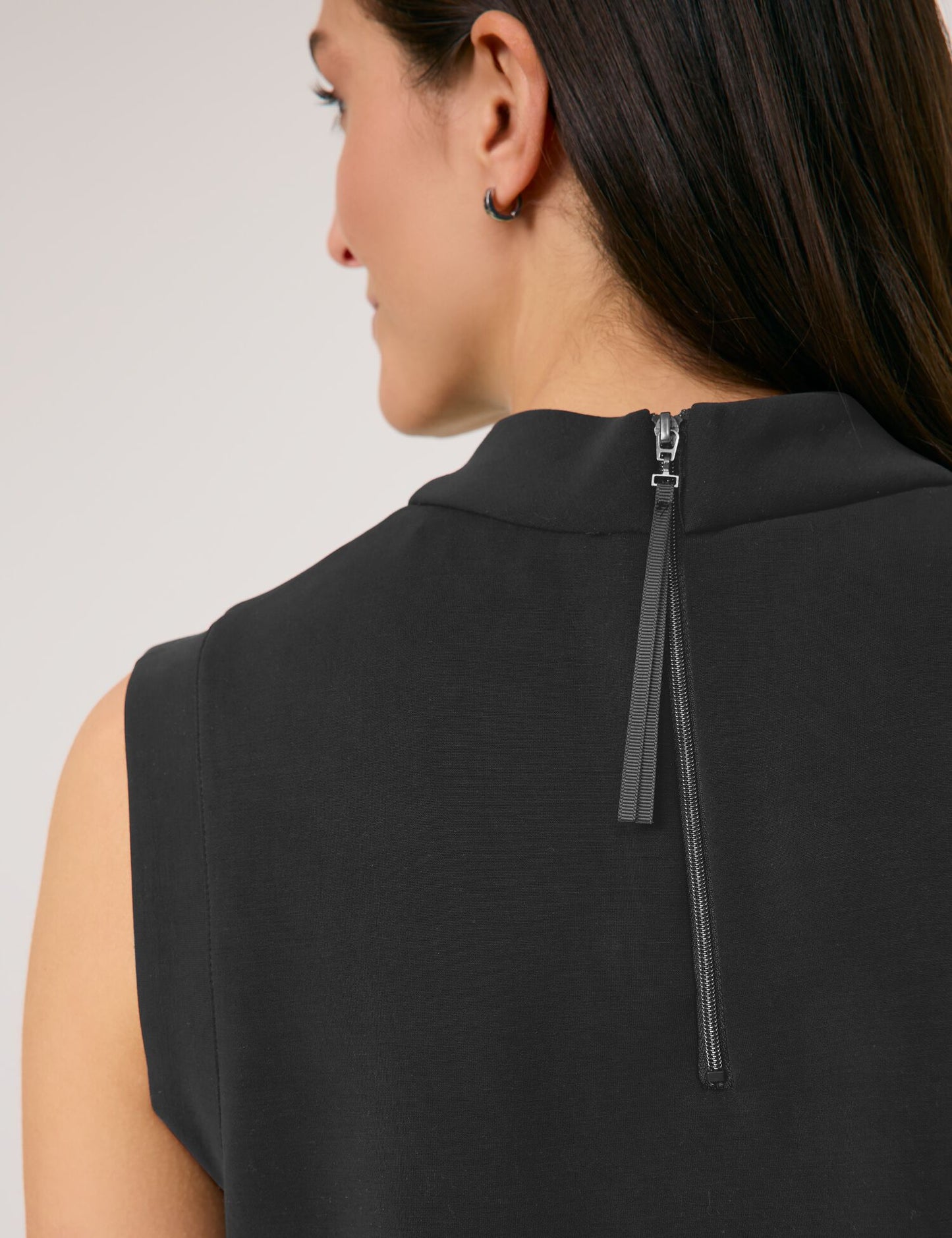 Ärmelloses Shirt SANDY WASHED mit Reißverschlussdetail