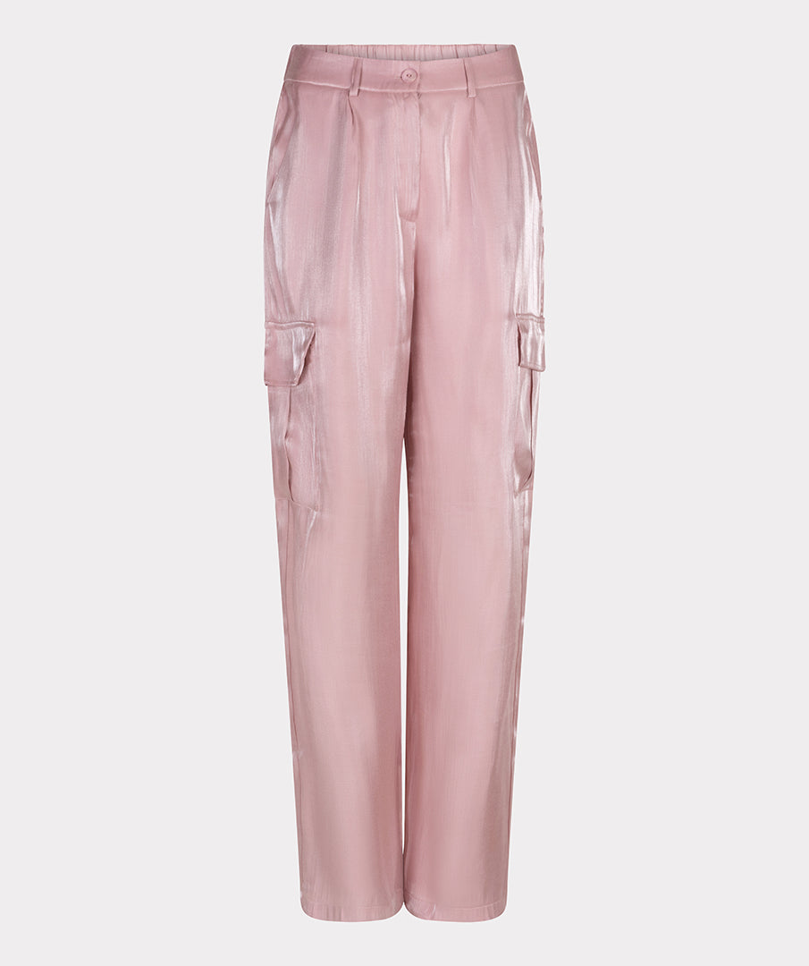 Trousers cargo silky touch